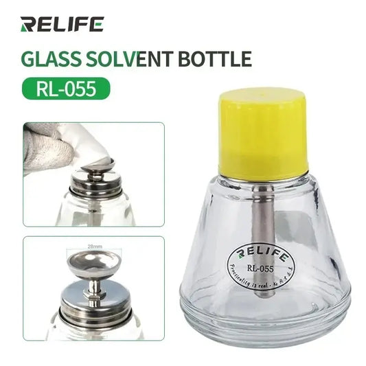 Relife RL-055 150ml Automatic Push-type Copper Core Glass Bottle