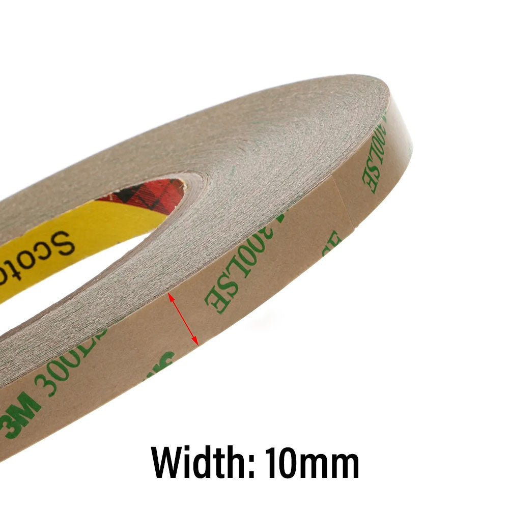 3M High Performance Clear Double Sided Adhesive Transfer Tape 10mm