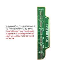 JC V1SE / V1S Pro True Tone Repair Adapter for iPhone 12 Series / 13 / 13 Mini / 14 / 14 Plus / 15 / 15 Plus
