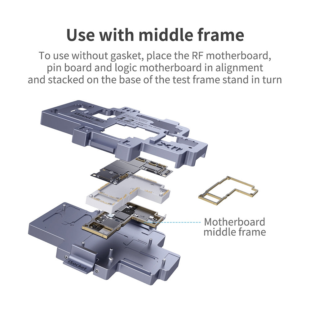 Qianli iSocket Motherboard Layered Test Frame for iPhone 12 / 12 mini / 12 Pro / 12 Pro Max