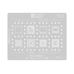 AMAOE BGA Reballing Stencil With CPU Position EU3 for Samsung Exynos