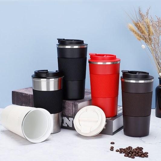 Stainless Steel Insulated Coffee Mug with Inner Ceramic Coating 510ml