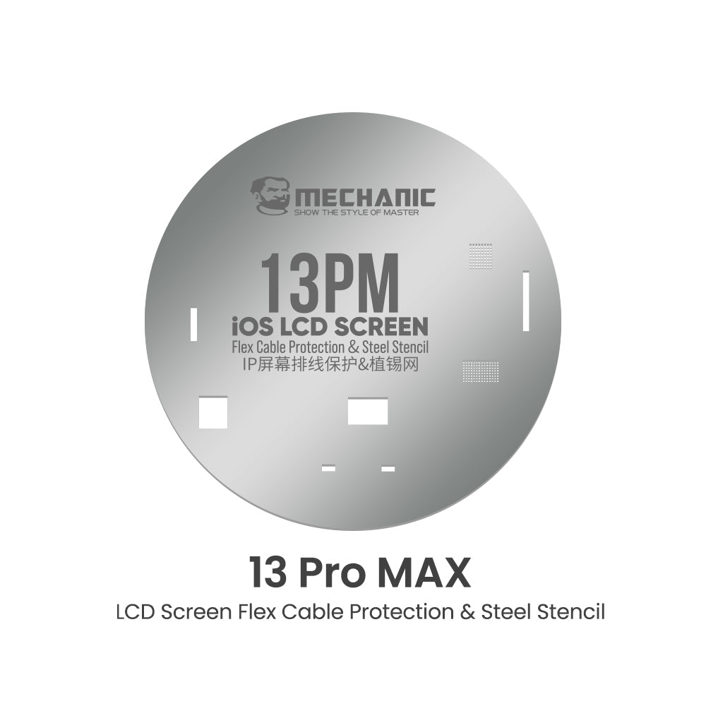 Mechanic UFO LCD Screen Flex Cable Protection and Steel Stencil for iPhone 13 Pro Max