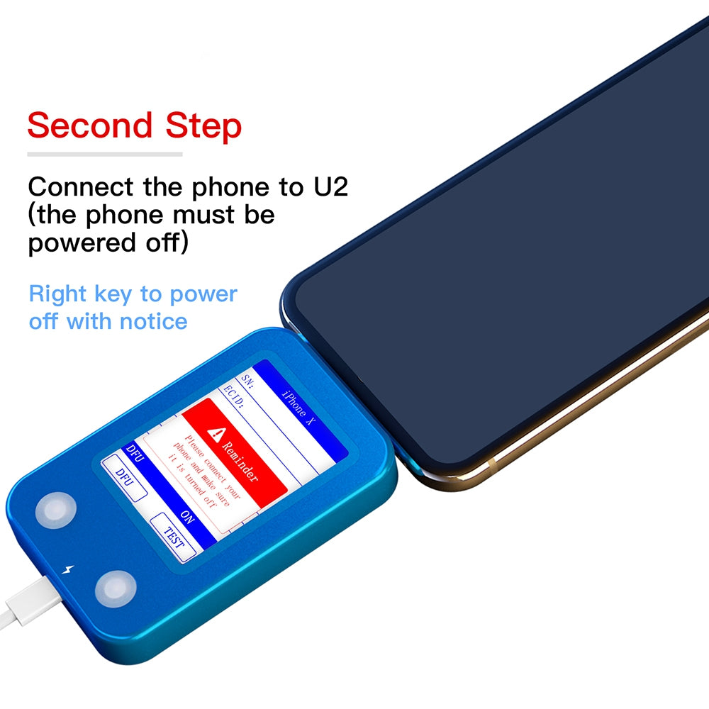 JCID U2 Tristar Tester for iPhone iPad U2 Charger IC and SN For 5-14 Pro Max