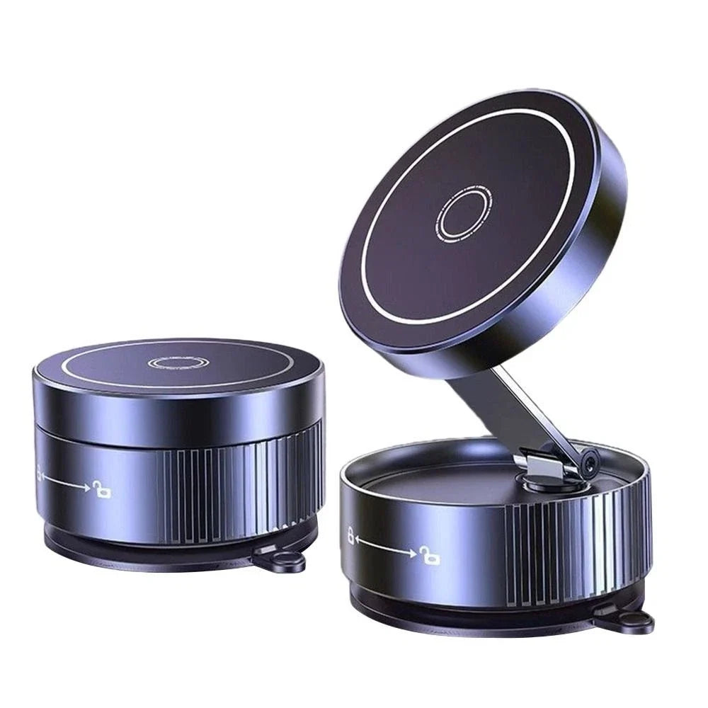Đế hút chân không gắn điện thoại ô tô, xoay 360° điều chỉnh được, xám
