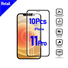 iPhone 11 Pro Tempered Glass 9D x 10pcs [Retail]
