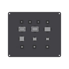 Qianli Toolplus 3D Iblack iPhone Power Logic Module BGA Reballing Black Stencil