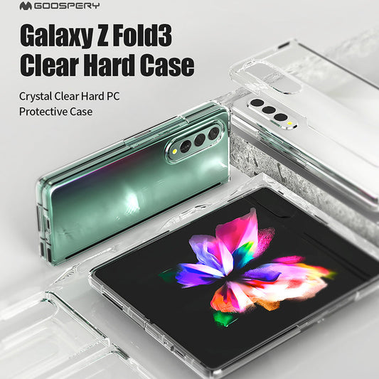 Galaxy Z Fold & Flip 3 4 Goospery Clear PC Case