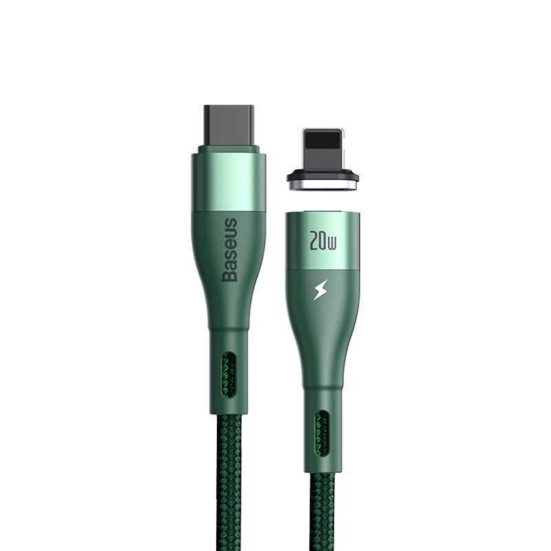 Baseus Zinc Magnetic Safe Fast Charging Data Cable Type-C to iP PD 20W 1M