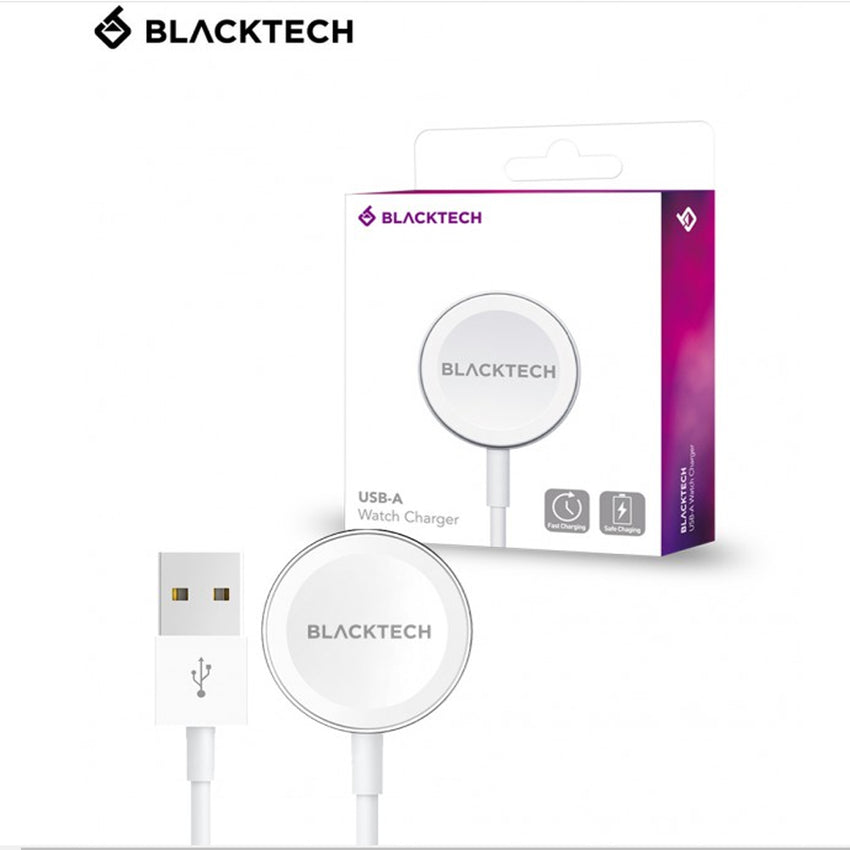 BLACKTECH Apple Watch Charger 100cm [White]