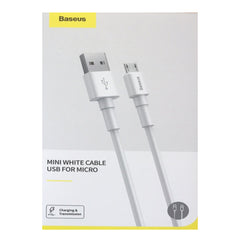 Mini White Cable USB For Micro