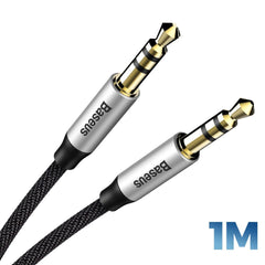 Baseus Yiven Audio Cable M30 1M [Silver+Black]