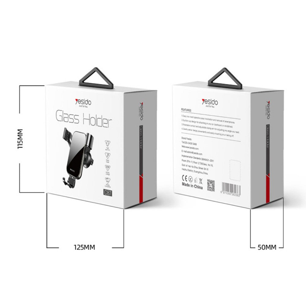 Yesido C87 Glass Gravity Holder