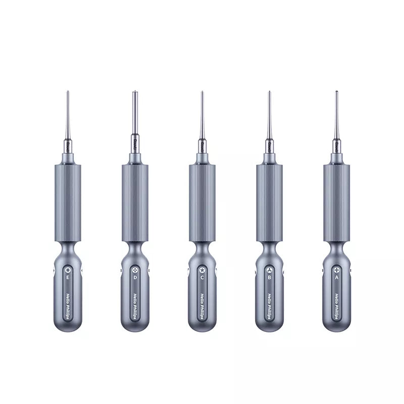 Qianli GeekBar HENRY PHILLIPS Super Tactile Grip-type Screwdriver Set ( 5 Pcs)