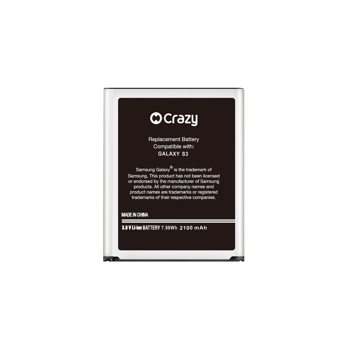 Samsung S3 Replacement Battery 2100mAh i9300