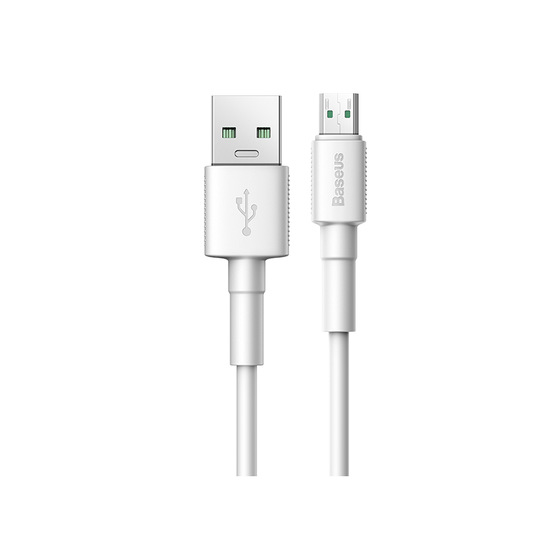 Baseus Mini White Quick Charge Data Cable USB For Micro 4A 0.5M/1M/2M