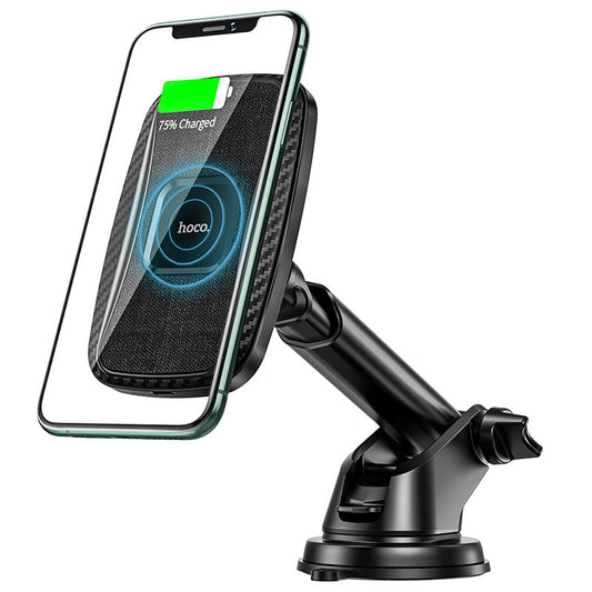 Hoco 15W 2in1 Magnetic Car Wireless Charger CA75 [Black]