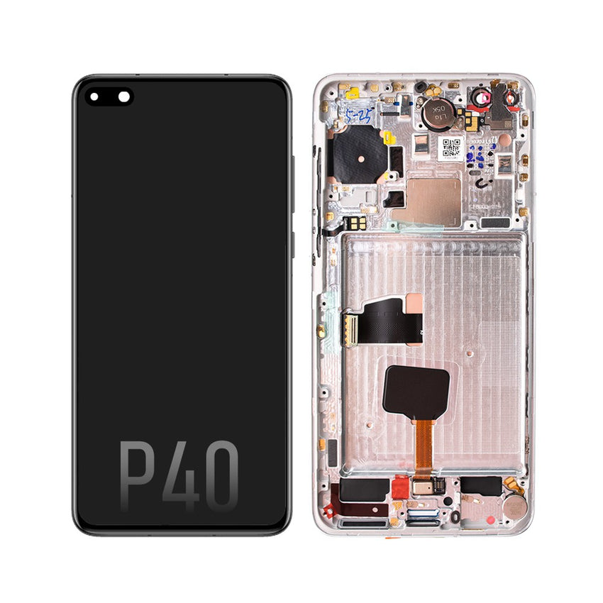 Huawei P40 LCD Screen Digitizer Replacement with Frame