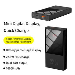 Baseus Super Mini Digital Display Power Bank 10000mAh 22.5W